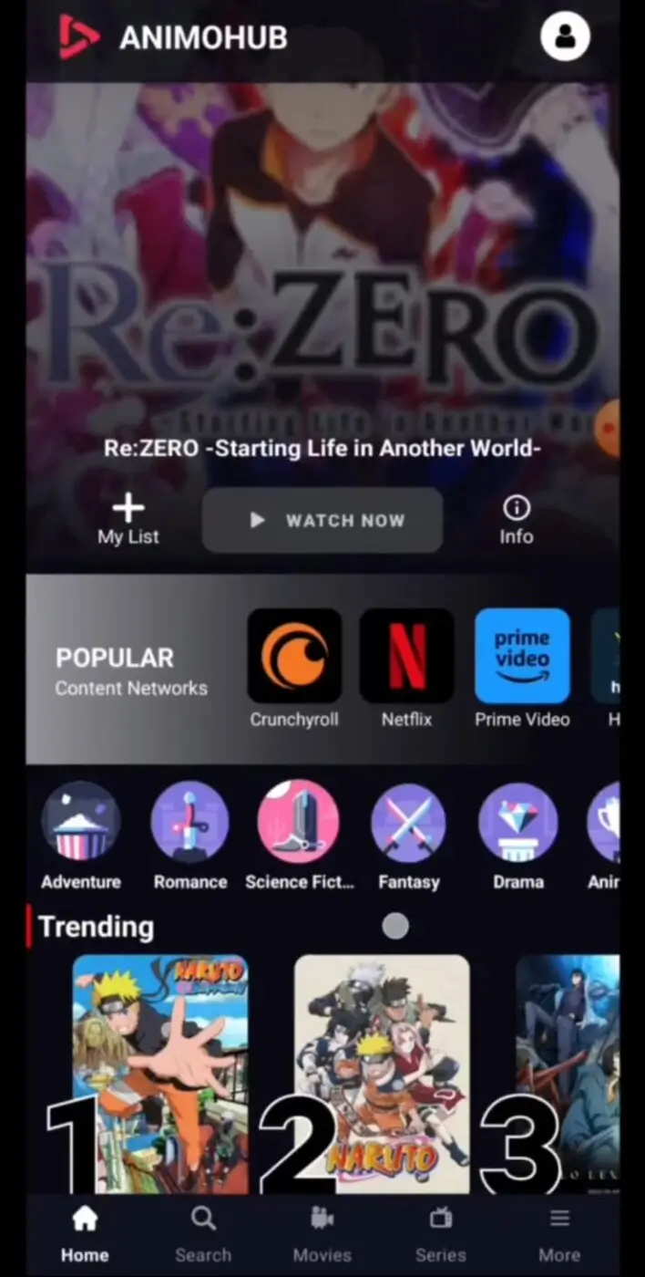 Screenshot of AnimoHub Android
